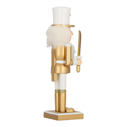 Nutcracker Christmas Decoration William 2 25cm, white