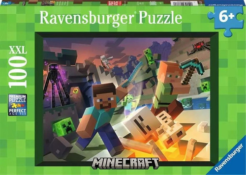 Ravensburger Children's Puzzle XXL Minecraft 100pcs 6+