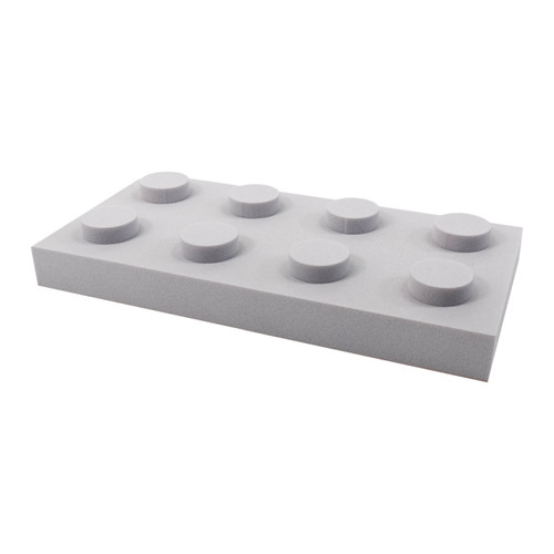 Decorative Wall Panel Building Blocks 250 x 500 x 70 mm, white