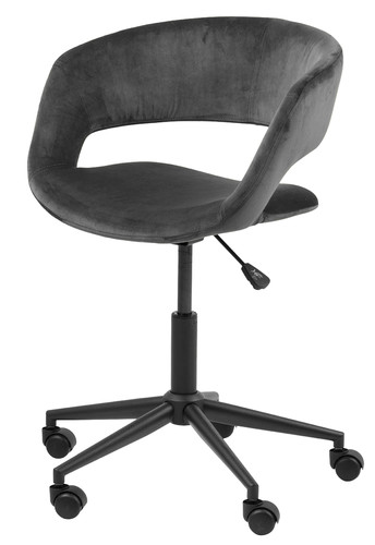 Swivel Desk Chair Grace VIC dark grey