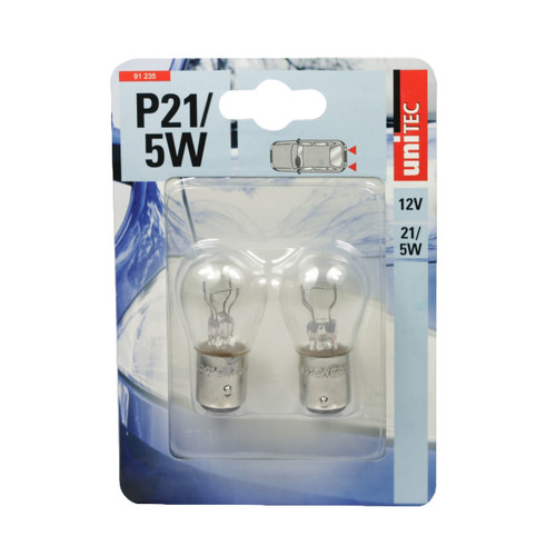 Unitec Car Bulb P21/5W, 2 pack