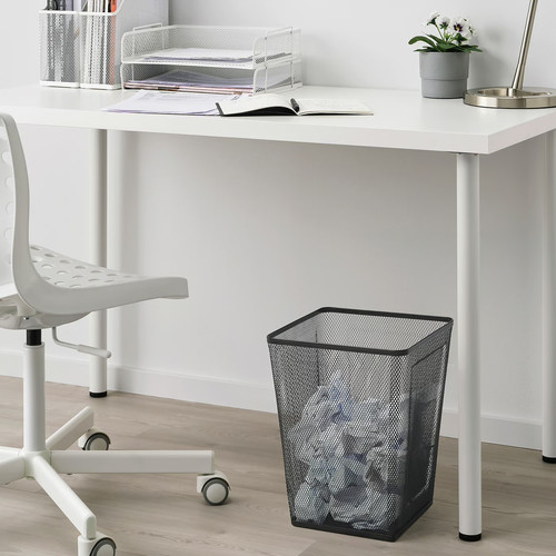 DRÖNJÖNS Wastepaper basket, black