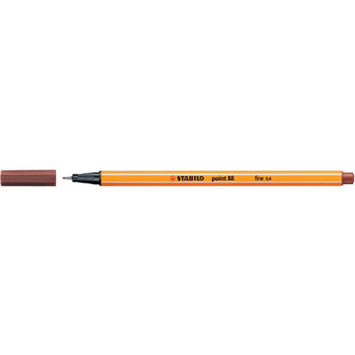 Stabilo Point 88 Fineliners 88/75 Sienna 10pcs