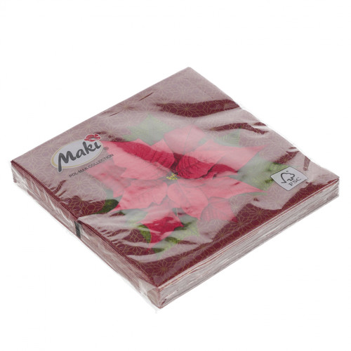 Christmas Paper Napkins, 33x33 cm, Pack of 20