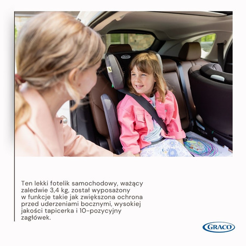 Graco Junior Maxi i-Size R129 Car Seat, Iron
