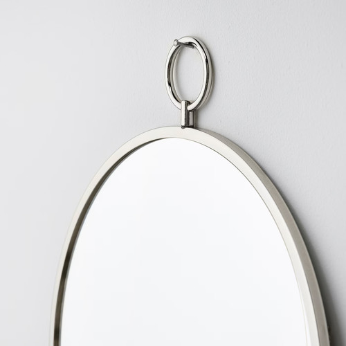 GRYTÅS Mirror, silver-colour, 25 cm