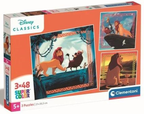 Clementoni Children's Puzzle Disney Classics 3x48 5+