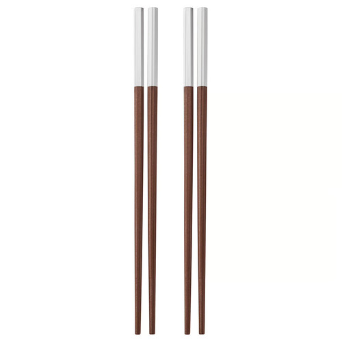 SÖTBJÖRNBÄR Chopsticks 2 pairs, brown, 24 cm