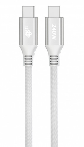 TB USB Cable USB C - USB C 1m 240W, white