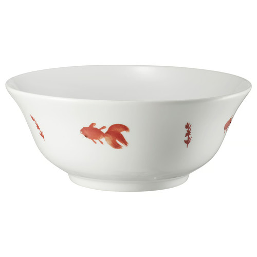 FÖSSTA Serving bowl, goldfish, 25 cm
