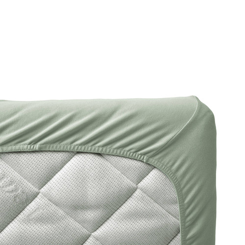 LEANDER Sheet for baby cot 2 pcs, Sage Green