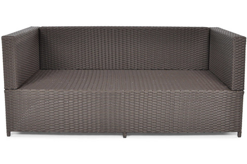 Outdoor 2-seat Sofa MALAGA, brown