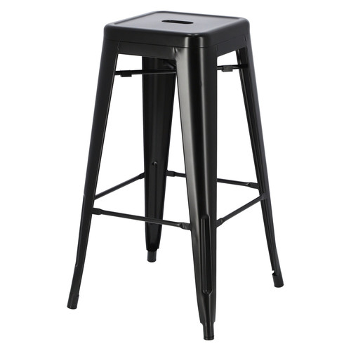 Bar Stool Paris 75cm, metal, black