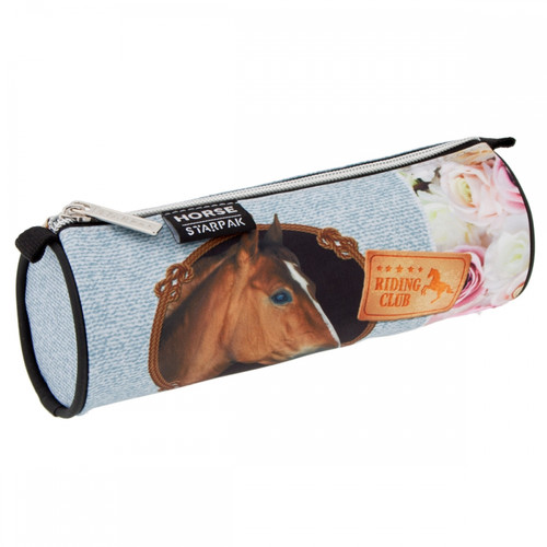 Pencil Case Barrel Horses