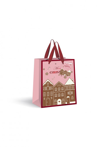 Premium Christmas Gift Bag, Small, 14x17x7 cm, set