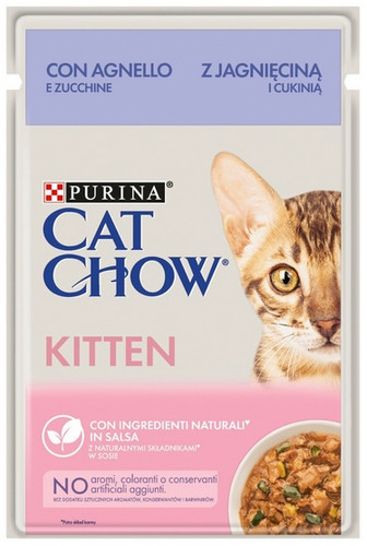 Purina Cat Chow Kitten with Lamb in Gravy 85g