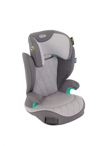 Graco Affix i-Size Car Seat, Iron, 100−150 cm/ 3.5 -12y