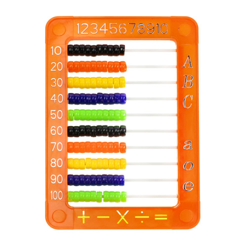Abacus 17x26cm, 1pc, random colours, 3+