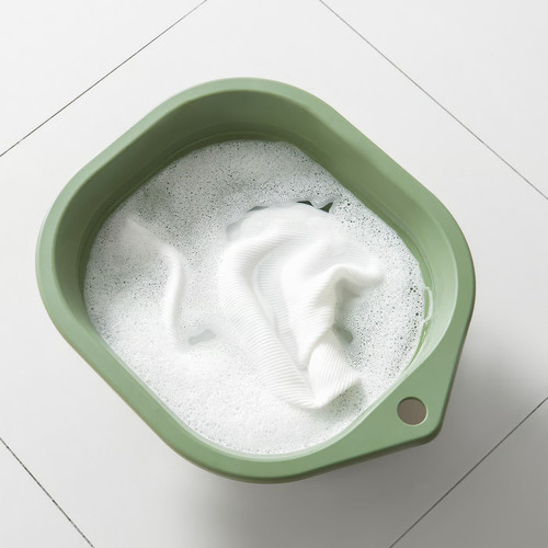 PEPPRIG Wash-tub, foldable/green, 10 l