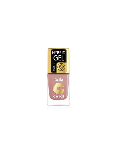 Delia Cosmetics Coral Hybrid Gel Nail Polish no. 43  11ml