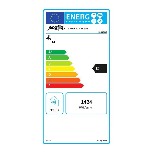 Ecofix Electric Water Heater 80V 78 l