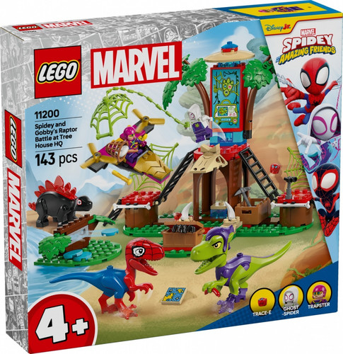 LEGO Marvel SPIDEY Spidey's and Gobby's Raptor Battle at Tree House 4+