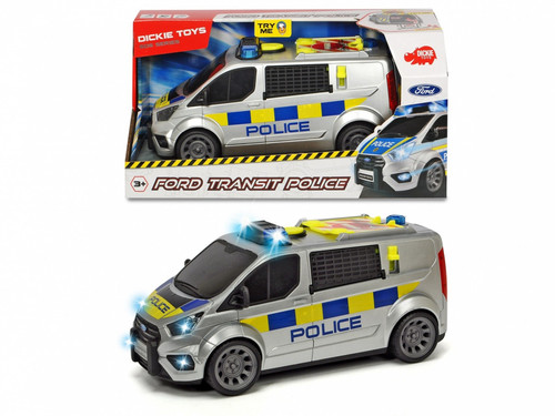 Dickie Police Vehicle Ford Transit 28cm 3+