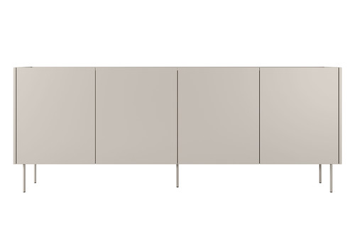 Four-Door Cabinet Desin 220, cashmere/nagano oak
