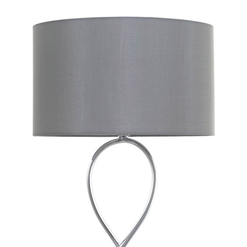 GoodHome Table Lamp Carnavon E14, chrome