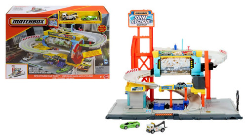 Matchbox Turbo Cyclone Car Wash Playset JGB68 4+