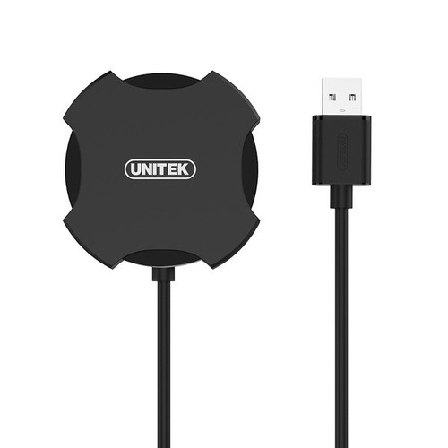 Unitek USB2.0 4-Port Hub, black, Y-2178