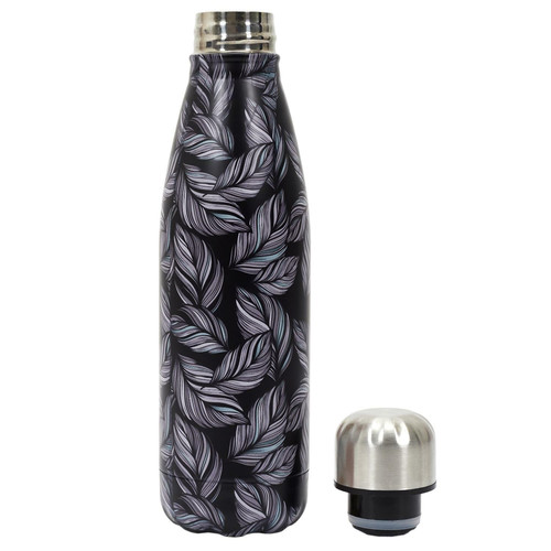 Thermal Bottle Flower 500ml, black