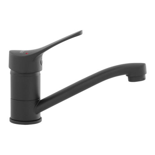 Wash-basin Mixer Tap Ferro Rico, swivel spout, black