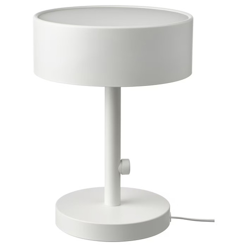 NYMÅNE Table lamp, white, 33 cm