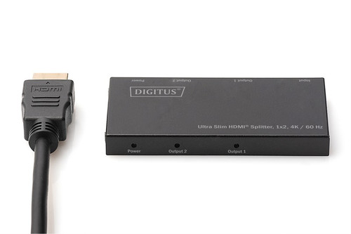 Digitus Ultra Slim HDMI Splitter 1x2 4K/60 Hz DS-45322