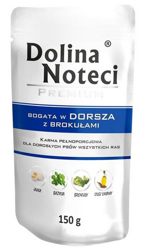 Dolina Noteci Premium Wet Dog Food Cod & Broccoli 150g