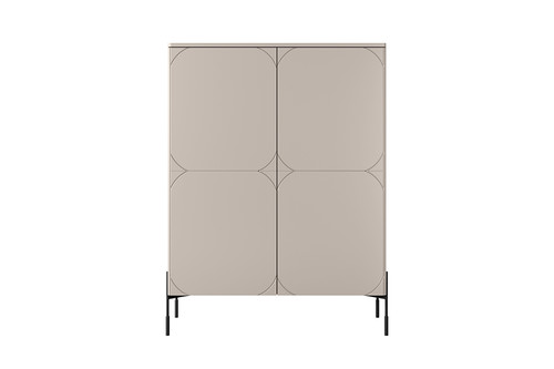 High Cabinet Sideboard Sonatia 120, cashmere