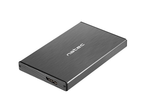 Natec External HDD Enclosure Rhino Go 2.5" USB 3.0, black