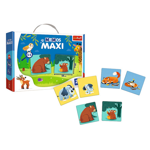 Trefl Memos Maxi Game Animal Parents and Children 24m+