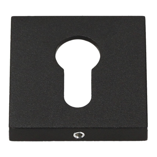 Gamet Door Escutcheon Organic, lower, square, black