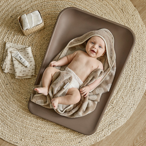 LEANDER Baby Hoodie, mocca