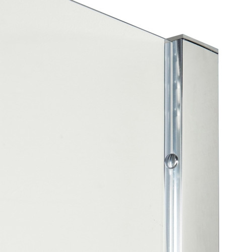 Shower Panel Wall Onega 80 cm, chrome/transparent