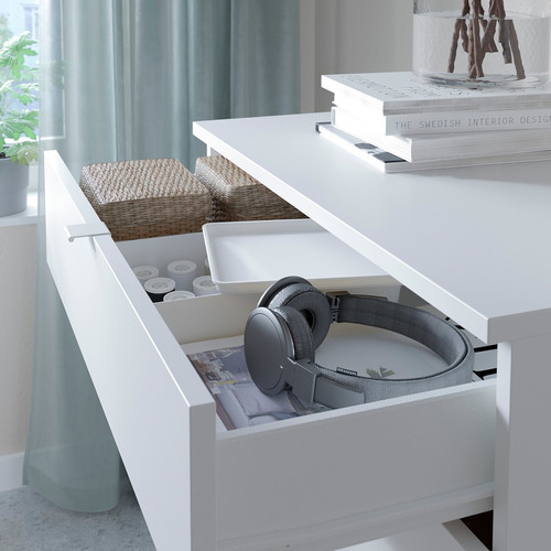 VIHALS Chest of 4 drawers, white/anchor/unlock-function, 70x47x90 cm