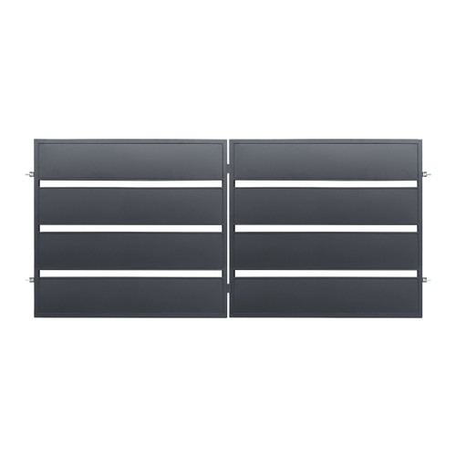 Polbram Gate Steel Group Leda 3.5 x 1.58 m, galvanized, anthracite