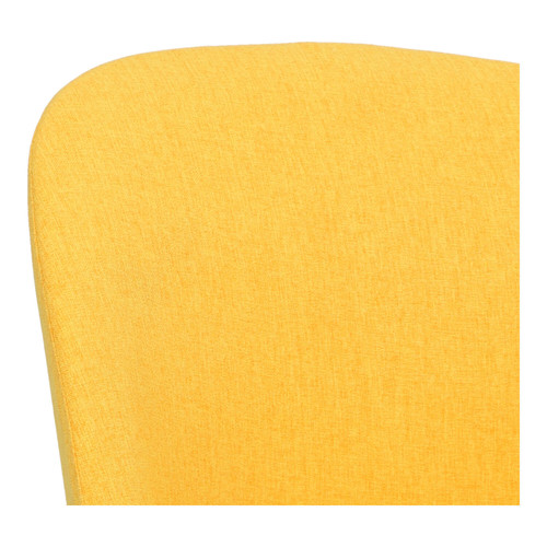 Upholstered Chair Cloe, yellow