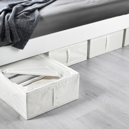 SKUBB Storage case, white, 43x53x19 cm