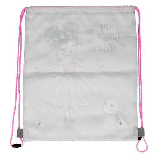 Drawstring Bag School Shoes/Clothes Bag Ballerina Pastel
