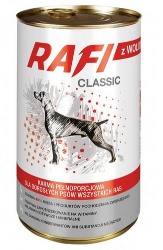 Rafi Rafi Dog Wet Food Classic Beef in Sauce 1250g