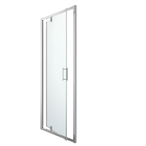 GoodHome Pivot Shower Door GoodHome Beloya 90 cm, chrome/transparent