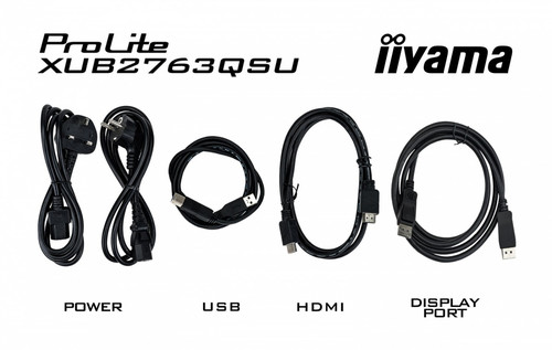IIYAMA 27" Monitor ProLite XUB2763QSU-B1 IPS QHD HAS 100Hz